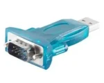 MicroConnect adaptér USB2.0 A (M) - RS232 Serial (M) čierna (USBADB9M)