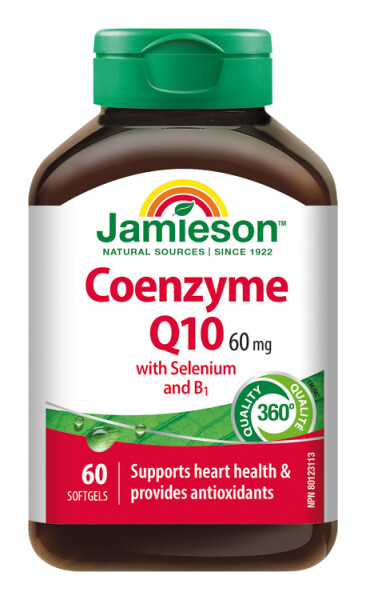 JAMIESON COENZYM Q10 60 MG+SELENIUM+B1