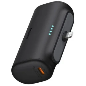 Baseus Compact 5000mAh 20W Lightning čierna / Powerbanka / 1x Lightning (M) / 1x USB-C (F) (P10068307113-00)