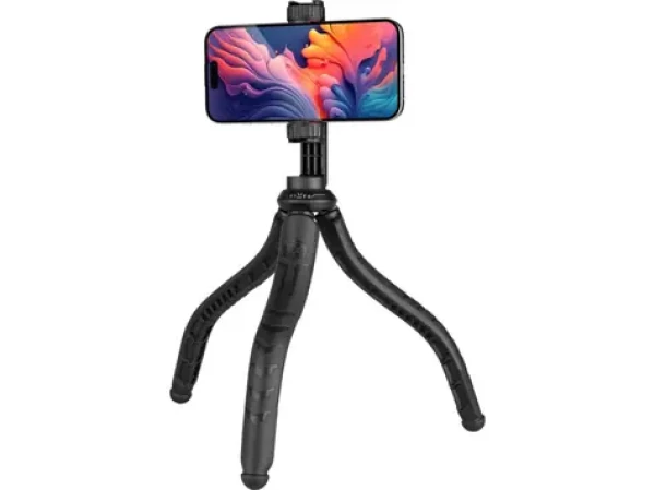 FIXED Flexibilný Statív Creator s 1/4" držiakom na telefón čierny (FIXCRT-F-BK)