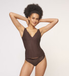 Dámske nohavičky SLOGGI ZERO FEEL LACE 2.0 Brazil Panty hnedé BROWN