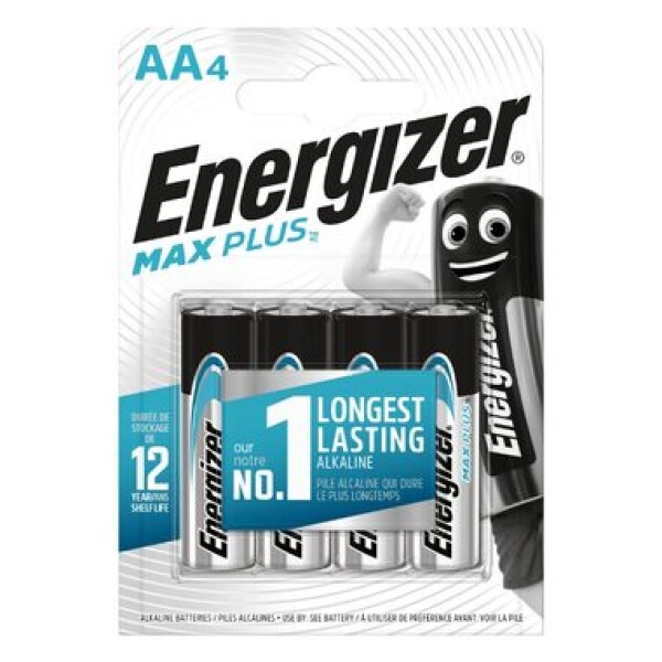 Energizer MAX Plus Batéria - Ceruzka AA 4 ks (7638900423211)