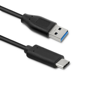 Qoltec 50492 Kábel USB-C 3.1 (M) - USB-A 3.0 (M) 1.5m čierna (50492)