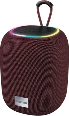Canyon CNE-CBTSP8R červená / bezdrôtový reproduktor / RGB / BT 5.2 / 1800W / USB-C / USB-A / microSD / AUX (CNE-CBTSP8R)