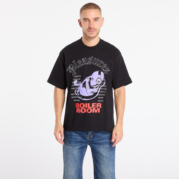 Tričko PLEASURES Headphone T-Shirt Black L