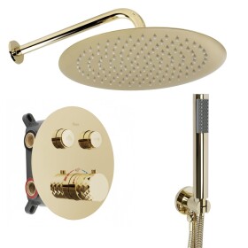 REA - Podomietková sprchová sada Lungo Diamond Gold+ BOX REA-P6965