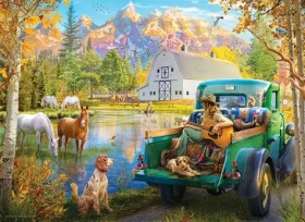 EUROGRAPHICS Puzzle Spievajúce jazero