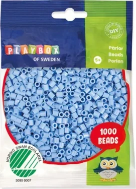 PLAYBOX Zažehľovacie korálky pastelové modré