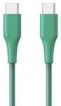 ER POWER kábel USB-C/USB-C GRS zelený / Kábel / USB 2.0 / 1,2 m / 60 W (ERPWCBCTCGN)