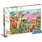 Clementoni PUZZLE Krajina dinosaurov