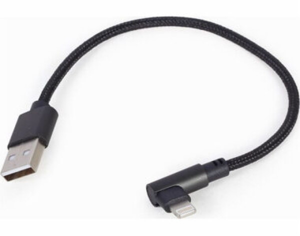 Gembird CC-USB2-AMLML-0.2M čierna / ligtning / USB 2.0 / 0.2m (CC-USB2-AMLML-0.2M)