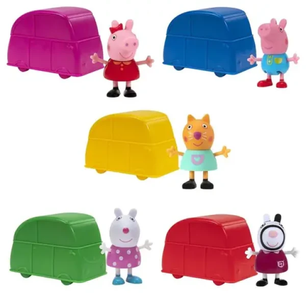 TM Toys Prasiatko Peppa autíčko s figúrkou