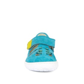 Dievčenské barefoot sandále ELASTIC Turquoise Froddo G3150262-15 turquoise - 29