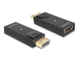 DeLock Adaptér DisplayPort 1.1 (M) - HDMI (F) pasívna čierna (65258)