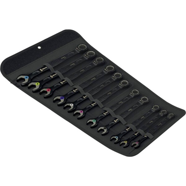 Wera 05020017001 6000 Joker Black Edition 11 Set 1 súprava plochých obojstranných račňových kľúčov 11-dielna 8 - 19 mm; 05020017001