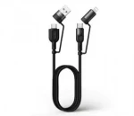 Baseus 4v1 / Nabíjací kábel / PD 60W / Nylon / 1,2 m (1DJ7148)
