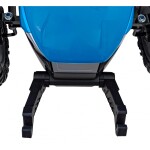 Mamido Detský elektrický traktor BLAST s prívesom 2x200W modrý