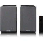 LENCO SPB-240BKGY šedo-čierna / Regálové reproduktory / 2.0 / 80 W RMS / Bluetooth 5.3 / USB (SPB-240BKGY)