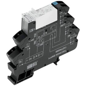 Weidmüller TRZ 24VDC 1NO HC reléový modul, 24 V/DC, 16 A, 1 spínací, 10 ks; 1479940000