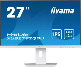 27 IIYAMA Prolite XUB2792QSU-W5 biela / IPS / 2560x1440 / 16:9 / 5ms / 1000:1 / 350cd / repro / DVI / HDMI / DP (XUB2792QSU-W5)
