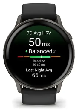 Garmin Venu 4 45 mm čierna / Chytré hodinky / 1.4 "AMOLED / GPS / Wi-Fi / 5 ATM (010-03014-00)