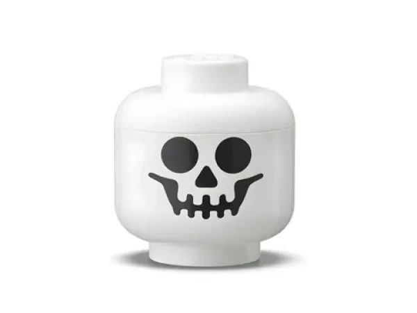 Room Copenhagen 40330803 Storage Head Skeleton mini bielo-čierna / Úložná hlava - Skeleton / 102 x 102 x 115 mm (40330813)
