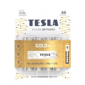 Teslá GOLD+ alkalická ceruzková batéria AA (LR06) 4 ks / blister (1099137206)