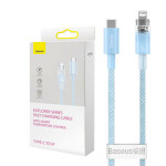 Baseus CATS010303 Rýchlonabíjací kábel USB-C (M) - Lightning (M) 2m 20W modrá (CATS010303)