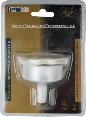 GAT Servisná sada pre moka kanvice / Sada tesnení / 2 tesnenia, sitko a lievik / na 2 šálky