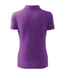 Dámske tričko Pique Polo fialové 2XL