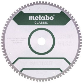 Metabo MULTI CUT CLASSIC 628286000 pílový kotúč 305 x 30 x 2.2 mm Počet zubov (na palec): 80 1 ks; 628286000