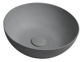SAPHO - FORMIGO betónové umývadlo na dosku, primere 39cm, šedá mat FG317