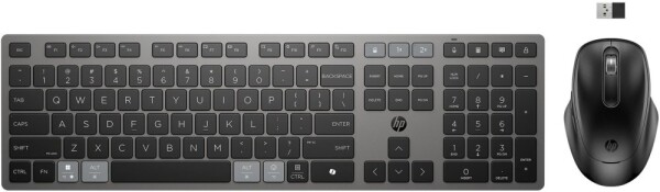 HP 725 Multi-Device Rechargeable Wireless Keyboard and Mouse