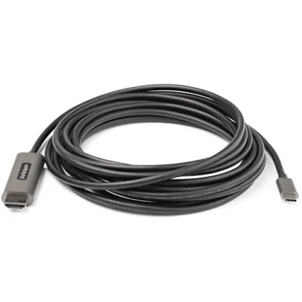 StarTech Kábel USB-C na HDMI HDR čierna / Kábel / USB-C - HDMI / 4K 60Hz / 5 m (CDP2HDMM5MH)