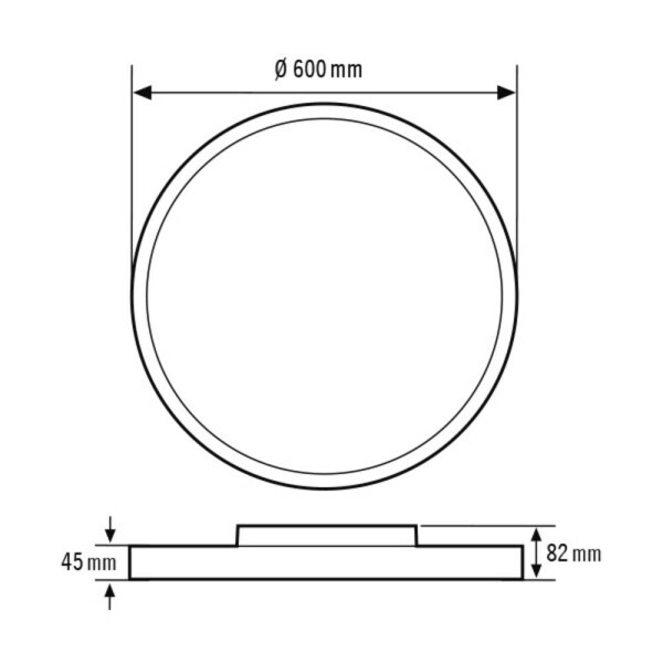 ESYLUX EO10850646 EO10850646 LED stropné svietidlo LED biela; EO10850646