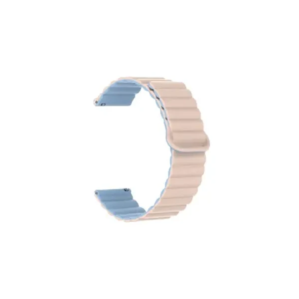 Aligator Remienok silikónový magnetický / 22mm / ružovo-modrý (22AW0035)