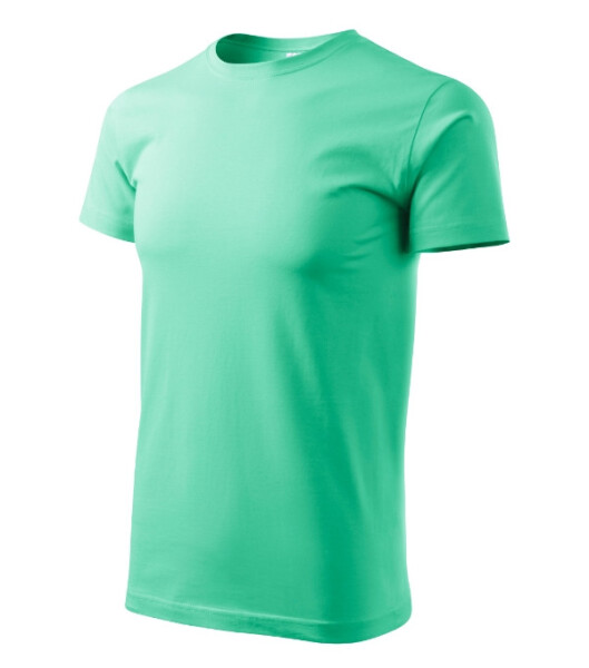 Ťažké nové tričko unisex mentolové XL