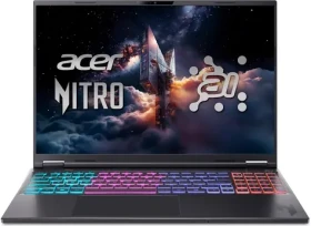 Acer Nitro 16 AI / Herný notebook / AMD RYZEN AI 7 350 / 16 "WUXGA 180Hz / 16GB / 1TB SSD / RTX 5050 / bez OS (NH.QWPEP.007)