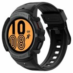 Spigen Rugged Armor Pre ochranný kryt + remienok pre Samsung Galaxy Watch 4 40mm sivá (ACS03165)