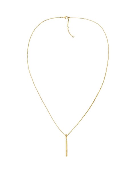 Tommy Hilfiger Pozlátený náhrdelník s príveskom Linear 2780951