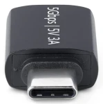 StarTech USB-C - USB-A adaptér čierna / Adaptér / USB 3.0 / 5 Gbps / hliníkové telo (USB31CAADGCP)