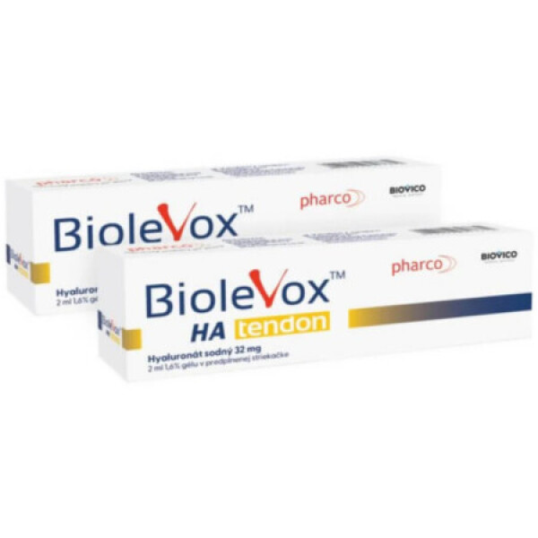 BIOLEVOX HA Tendon 32 mg duopack roztok intraartikulárny 1,6% gél v predplnenej striekačke 2x2 ml