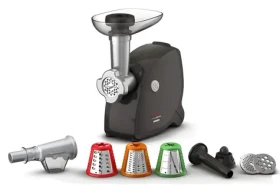 TEFAL NE477838 čierna / Mlynček na mäso / 2000 W / 2.3 kg za min / 9v1 (100002068293)