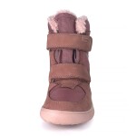 Dievčenské zimné barefoot topánky PRO-tex LORA OLD PINK - 25