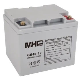 Carspa MHPower GE40-12 / Gélový akumulátor / VRLA GÉL / 12V / 40Ah / Deep Cycle (GE40-12)