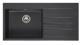 Granitový drez Reginox Breda 10, R33586, Black Silvery R33586