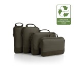 Cestovne organizery Heys Ecotex Compression Packing Cube 4 Pc Set Green Moss