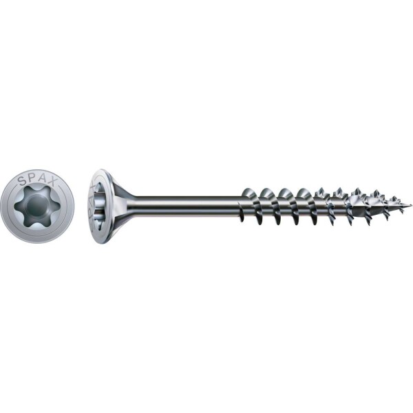 SPAX SPAX Seko-T-Tg 191010500603 skrutka do dreva 5 mm 60 mm Torx, vnútorná korunka šesťhranná ocel glavanizované zinkom 100 ks; 191010500603