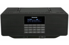 Panasonic RX-D70BTEG-K čierna / Rádio / 4W / FM / VHF / DAB+ / BT / CD / AUX / USB (RX-D70BTEG-K)