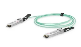 Digitus QSFP28-QSFP28 100G tyrkysová / Optický kábel / 10 m / OM3/OM4 / 100 Gbit/s (DN-81626)